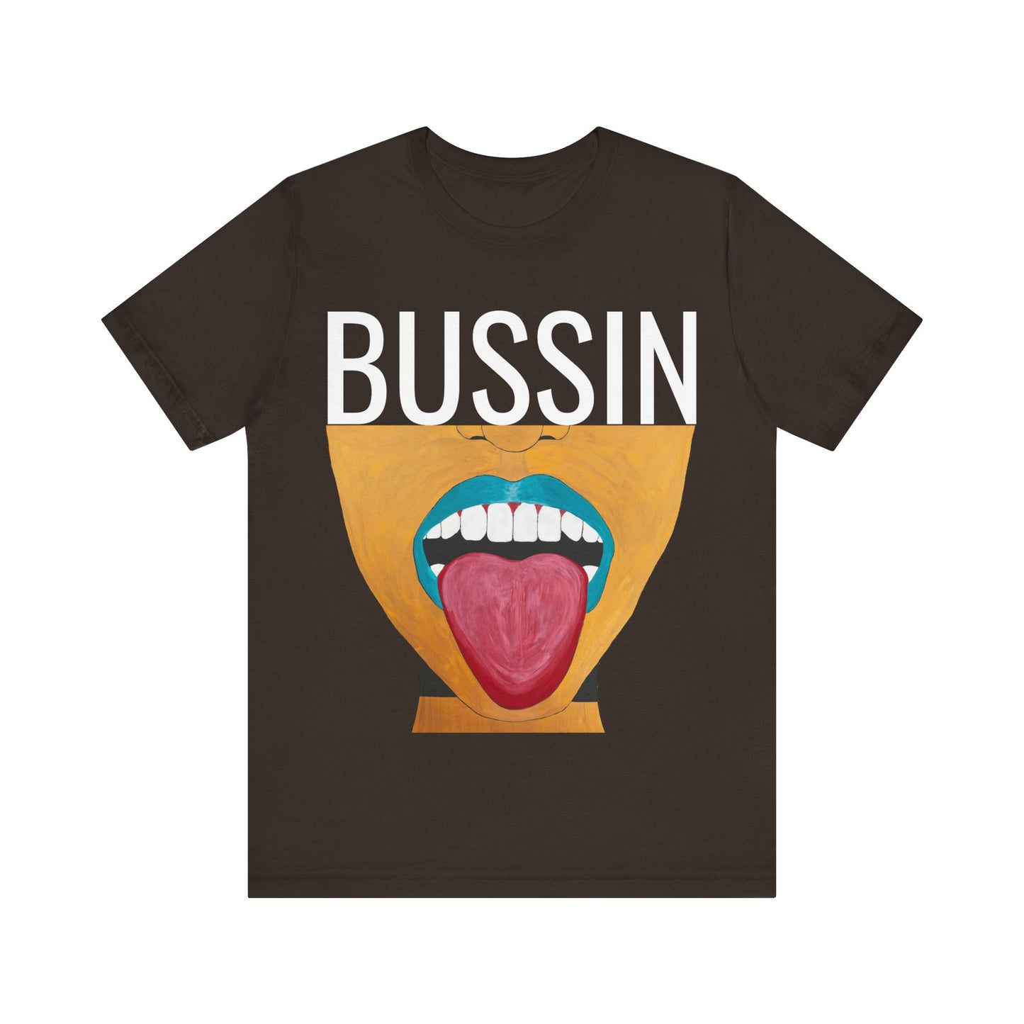 BUSSIN by AROK. jersey cotton t shirt for women + men